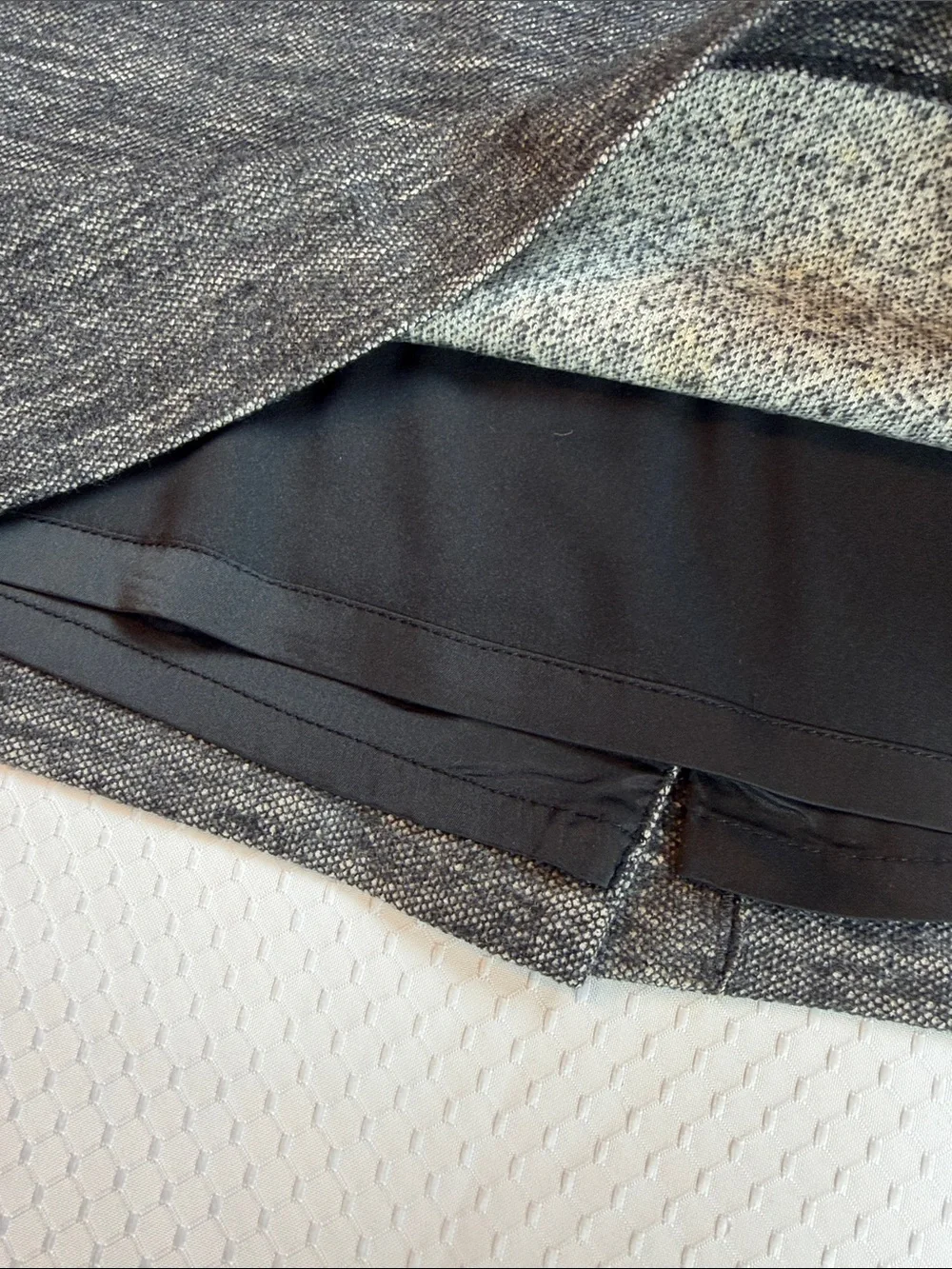 Theory Heathered Gray Pencil Skirt - Women